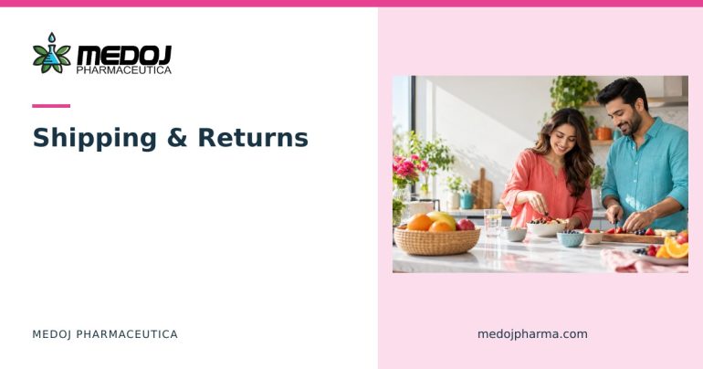 Shipping & Returns | Medoj Pharma